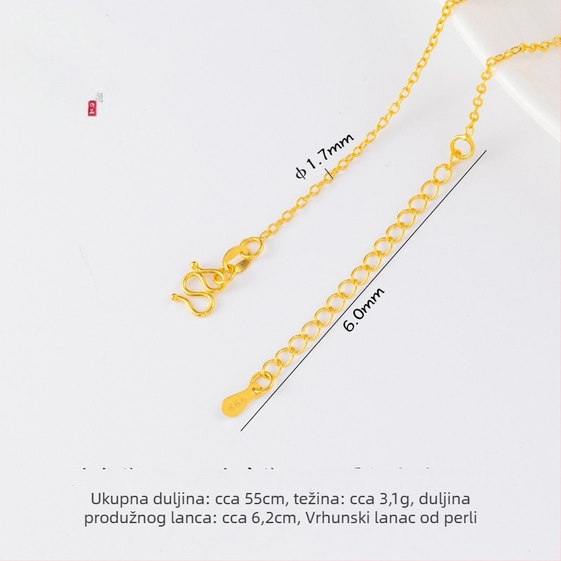 DIY dodaci za nakit – pozlaćeni bakar, elektroplatiranje, vintage stil, lanac s perlicama