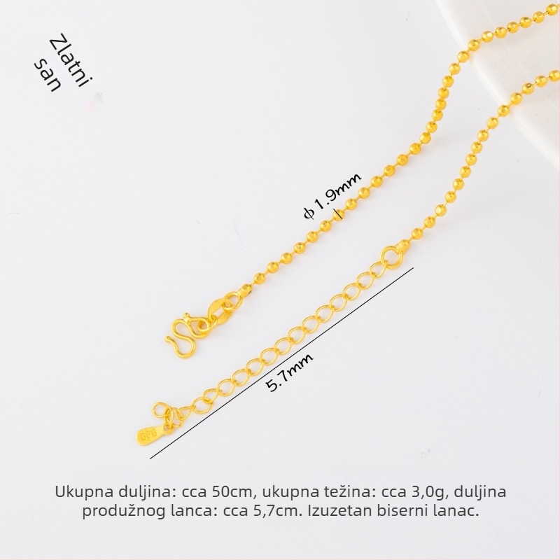 DIY dodaci za nakit – pozlaćeni bakar, elektroplatiranje, vintage stil, lanac s perlicama