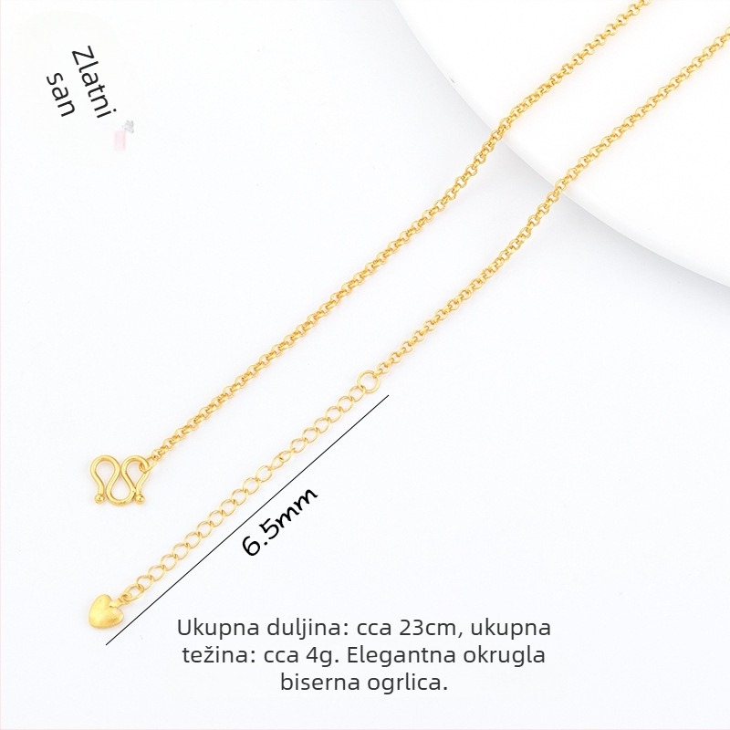 DIY dodaci za nakit – pozlaćeni bakar, elektroplatiranje, vintage stil, lanac s perlicama