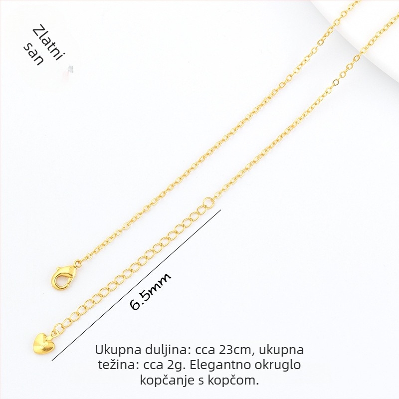 DIY dodaci za nakit – pozlaćeni bakar, elektroplatiranje, vintage stil, lanac s perlicama