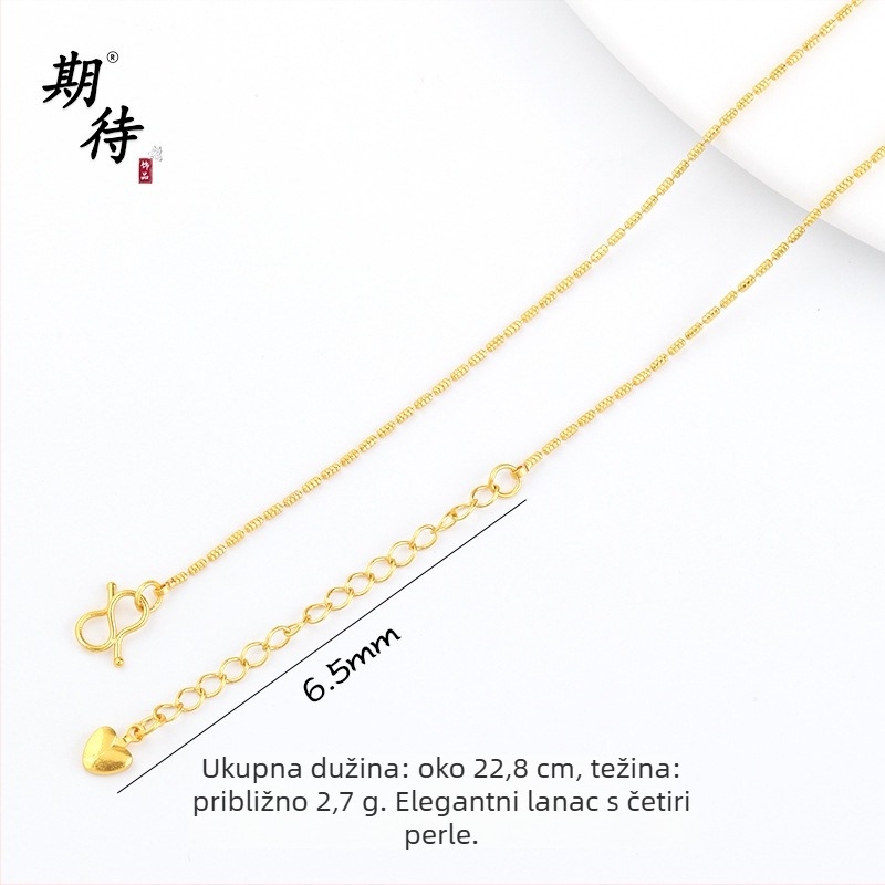 DIY dodaci za nakit – pozlaćeni bakar, elektroplatiranje, vintage stil, lanac s perlicama