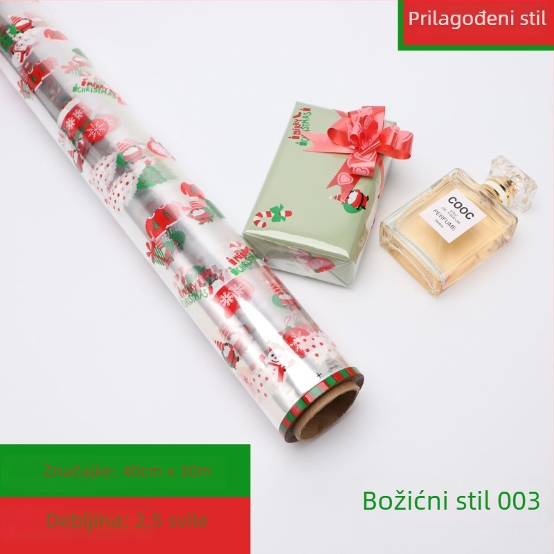 Prilagođeni BOPP papir za pakiranje darova, cvjetne bukete i dnevne potrebe pakiranja