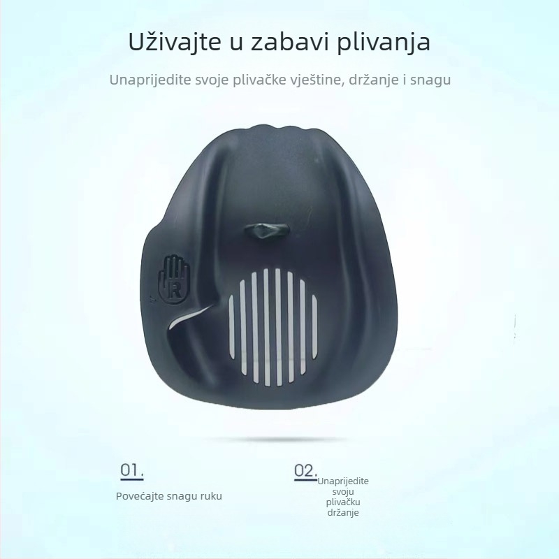 Plivački trener s ručnim perajama za početnike — PC materijal, brend More waves, prilagodljiv, licencirana privatna oznaka