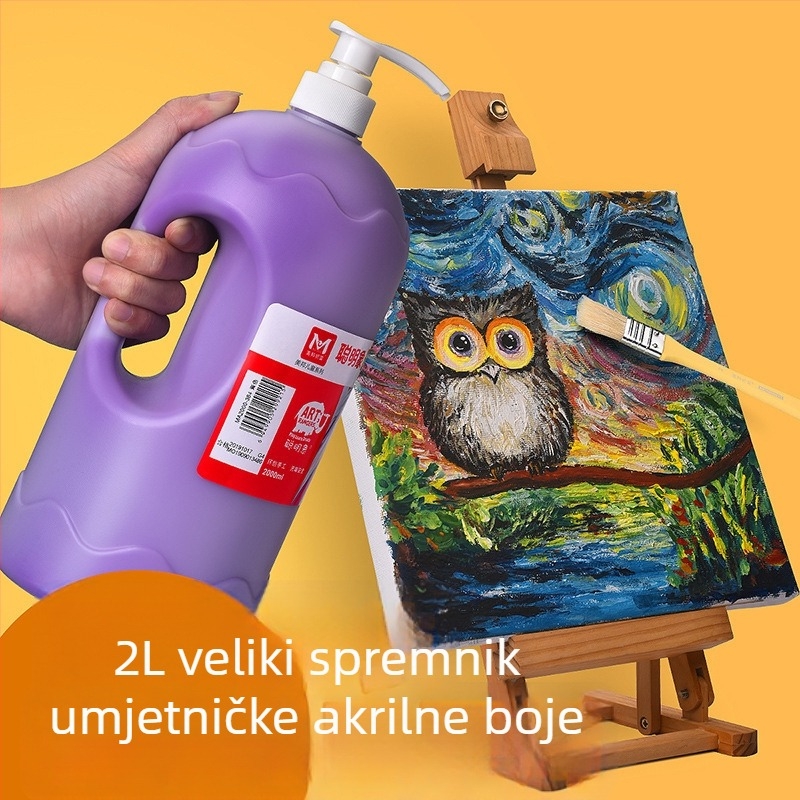 Meibang akrilna boja za zid, 2000 ml u bačvi, za ručno oslikavanje zidova