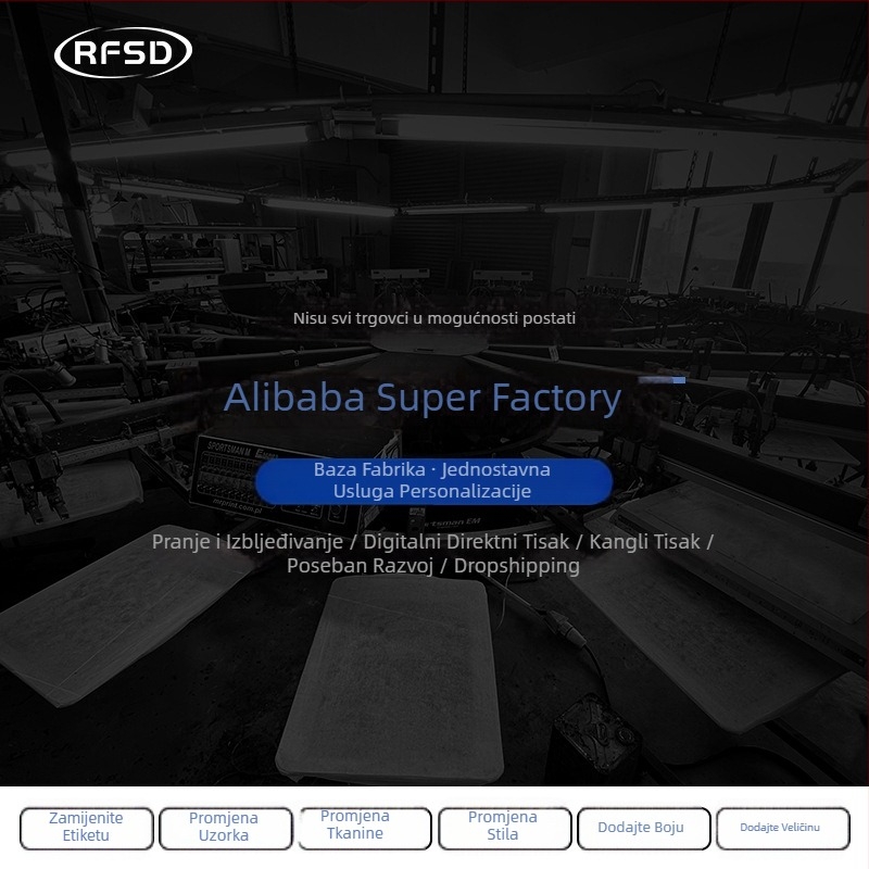 RFSD Muške sportske šorceve s vezicama – 100% poliester, vodootporni, s više džepova, proljeće-ljeto 2025