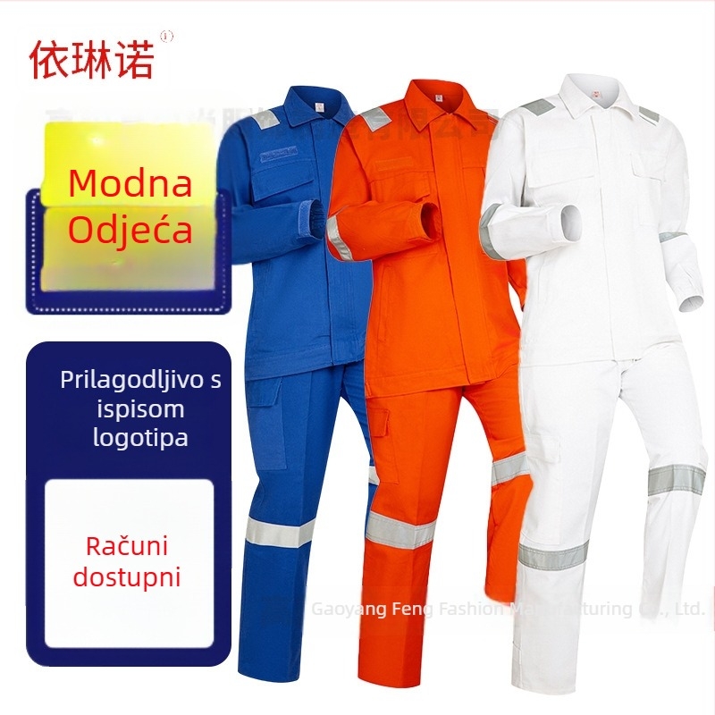 Muški radni komplet od pamuka za tvornicu i rudnik, odvlaživanje vlage, proljeće–jesen
