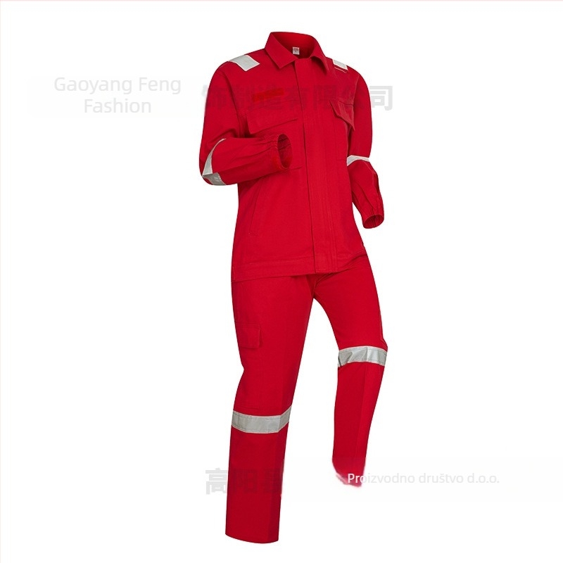 Muški radni komplet od pamuka za tvornicu i rudnik, odvlaživanje vlage, proljeće–jesen