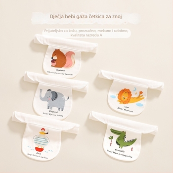 Dječji pamuk ručnik s cartoon dizajnom, otisak i jednostavno pletenje, prilagodljivo