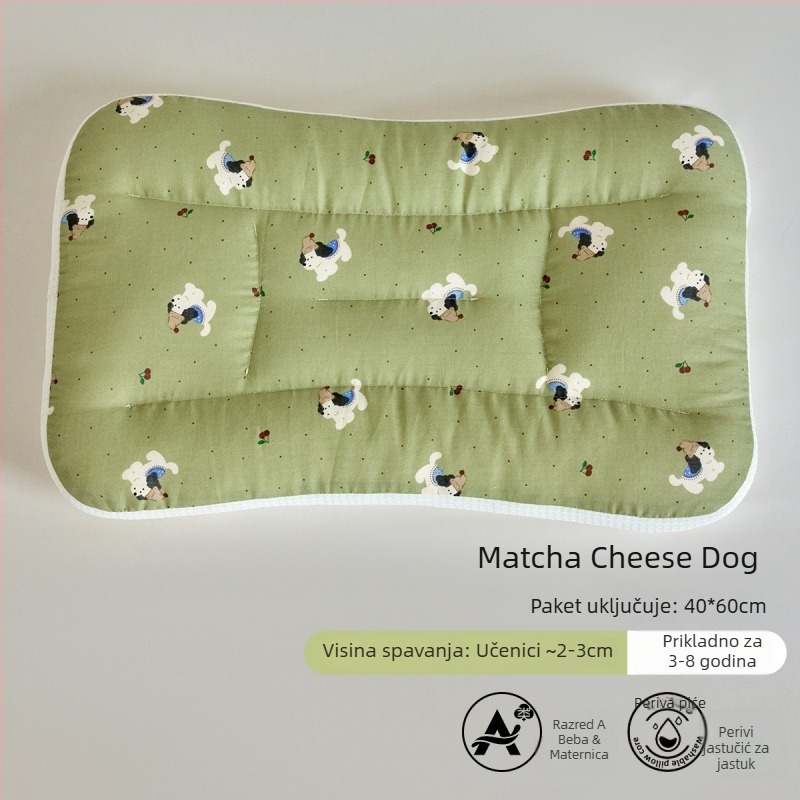 LIFE HOME Dječji jastuk za podršku vrata tijekom spavanja – visina 3–7 cm, punilo od poliesterskog vlakna, težina 0–0,5 kg