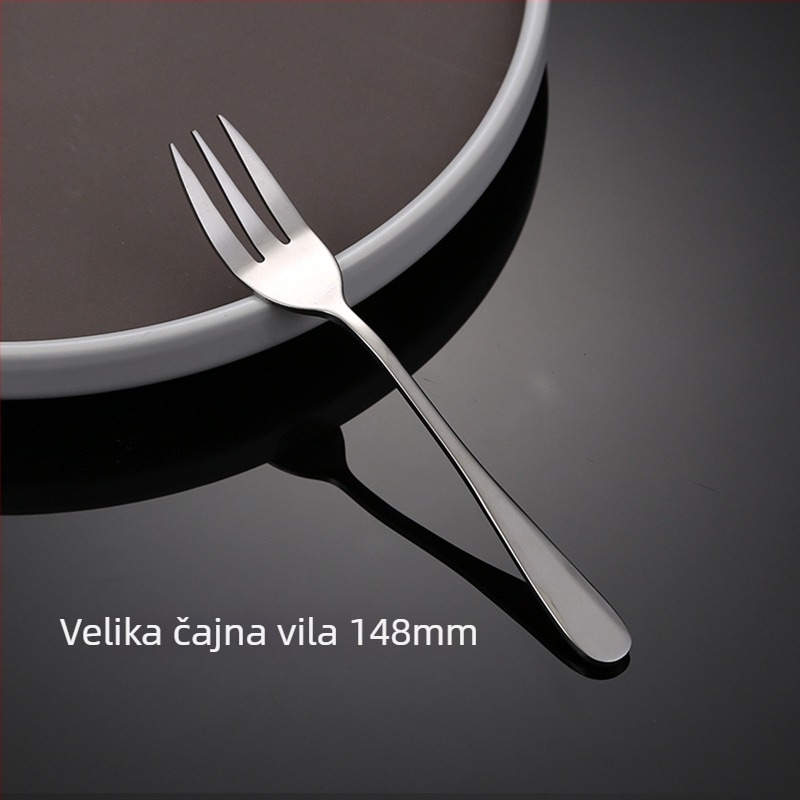 Set noževa, vilica i žlica od nehrđajućeg čelika – monohromatski dizajn, moderan i jednostavan stil, specifikacije 888