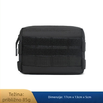 Dalvo Vanjska EDC torba za pojas s MOLLE, Oxford platno, prozračna, antibakterijska, otporna na habanje, unisex