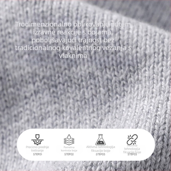 Unisex pamučna pletena vesta za proljeće i jesen, kardigan stil, uzorak dijamantnog karte, 100% pamuk, zatvaranje na gumbe