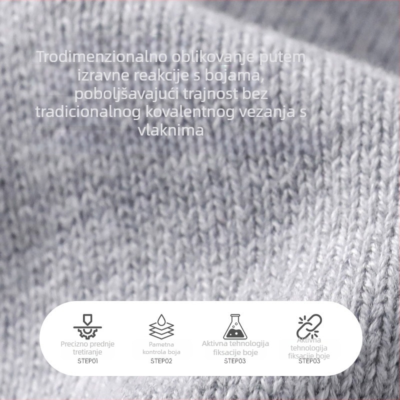 Unisex pamučna pletena vesta za proljeće i jesen, kardigan stil, uzorak dijamantnog karte, 100% pamuk, zatvaranje na gumbe