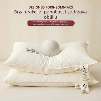 Pravokutno jezgro jastuka od poliester vlakana za odrasle, podrška vratnoj kralježnici, pomoć za san, tkanina 100% poliester, punilo poliester