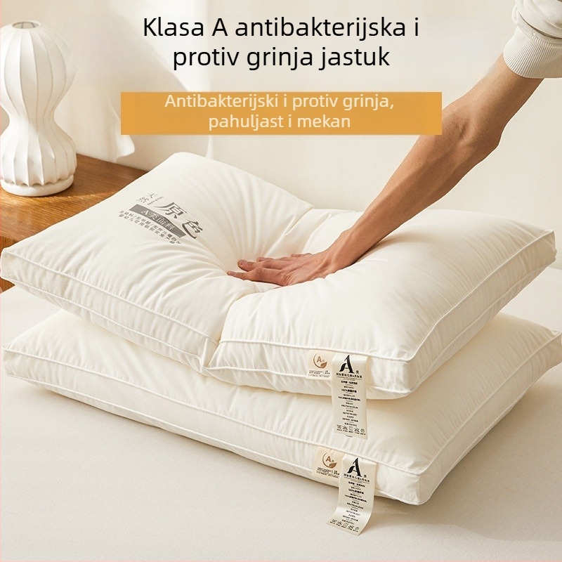 Pravokutno jezgro jastuka od poliester vlakana za odrasle, podrška vratnoj kralježnici, pomoć za san, tkanina 100% poliester, punilo poliester