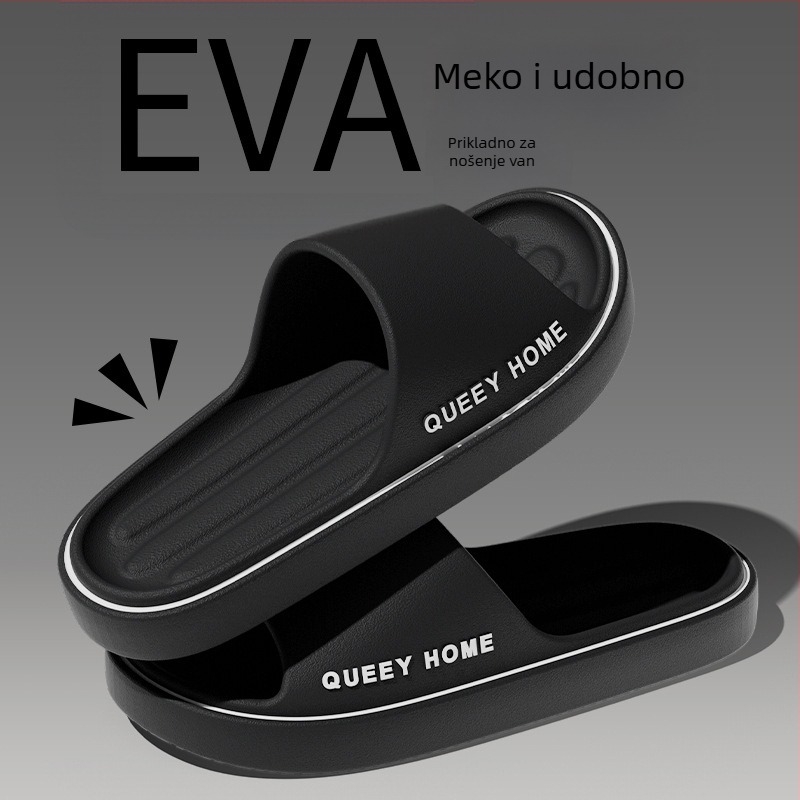 Kućne papuče za žene i muškarce – EVA gornji dio, EVA potplat, protuklizne, potplat oblikovan injekcijom, debeli potplat 3–5 cm
