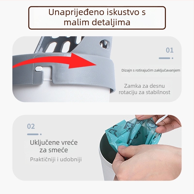 Lopatica za mačju stelju s integriranim setom vrećica za otpad – PP materijal, univerzalno za mačke i pse, marka Peyton/PEID