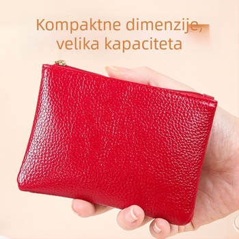 PU novčanik za kovance, jednofarban, gradski minimalistički stil, otporan na habanje