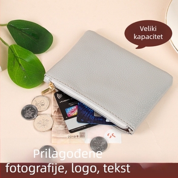 PU novčanik za kovance, jednofarban, gradski minimalistički stil, otporan na habanje