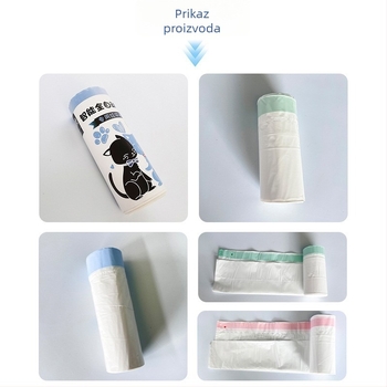 Vreća za mačji pijesak, debeli HDPE, prijenosni dizajn, Cat cleanser marka