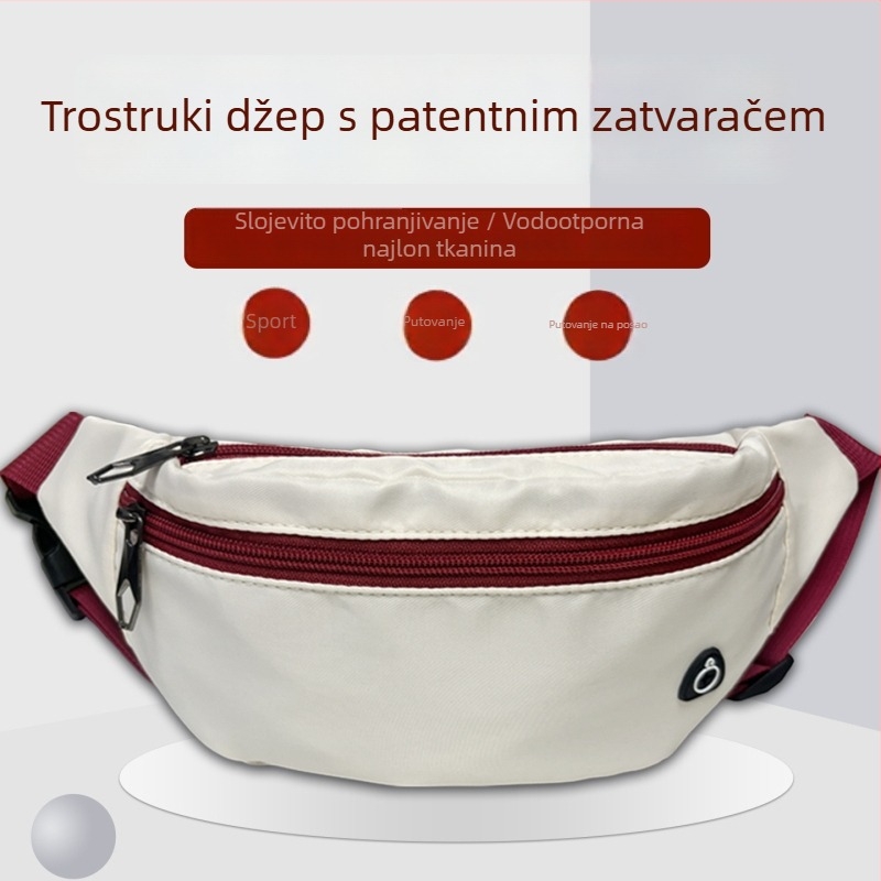 Sportska torbica za pojas od najlona, prozračna, unisex, za outdoor aktivnosti — Exploring the light