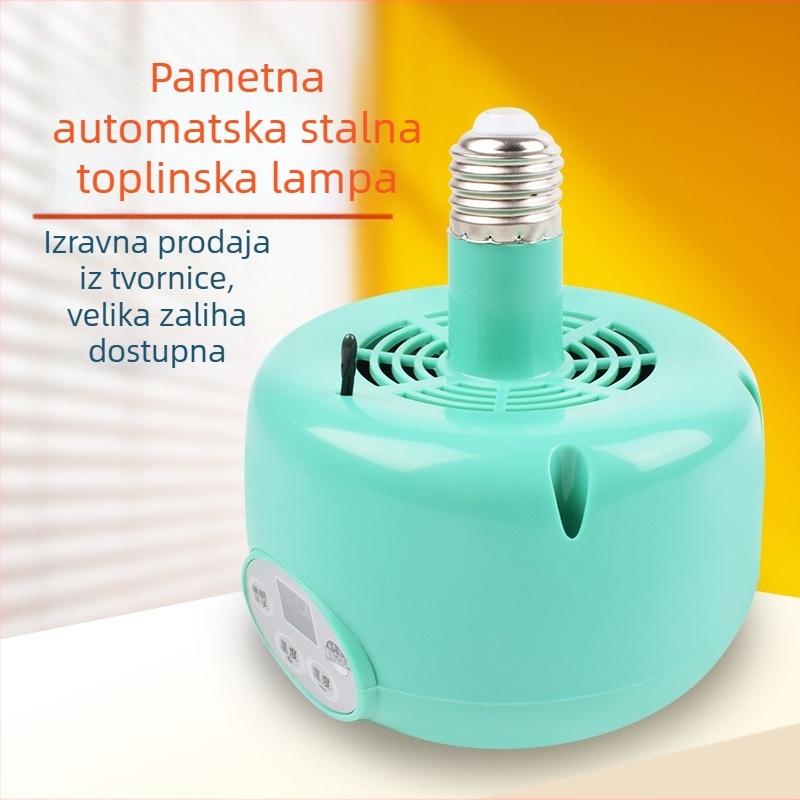 Veterinarska inteligentna grijalna svjetiljka – Anmu, Novo; izolacijsko opremanje za uzgoj životinja; pogodna za zečeve, piliće, guske, patke, pse, fazane i golubove.