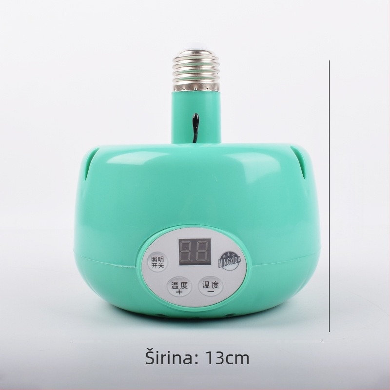 Veterinarska inteligentna grijalna svjetiljka – Anmu, Novo; izolacijsko opremanje za uzgoj životinja; pogodna za zečeve, piliće, guske, patke, pse, fazane i golubove.