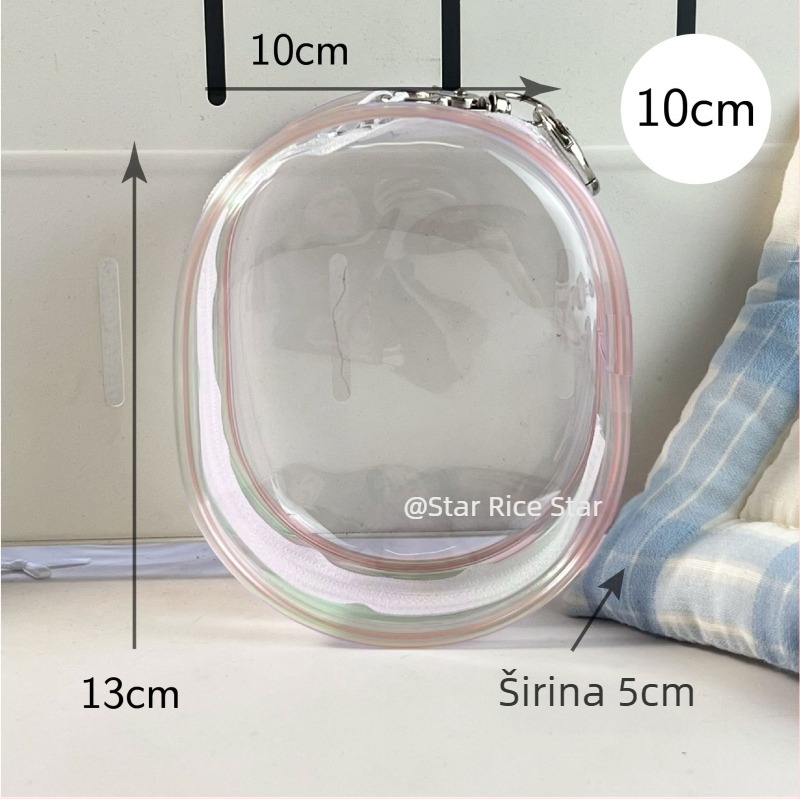 Zaštitni etui za plišanu lutkicu Chiikawa, cilindrični PVC zaštitni omot, višekorisno za putovanja i stolno skladištenje.