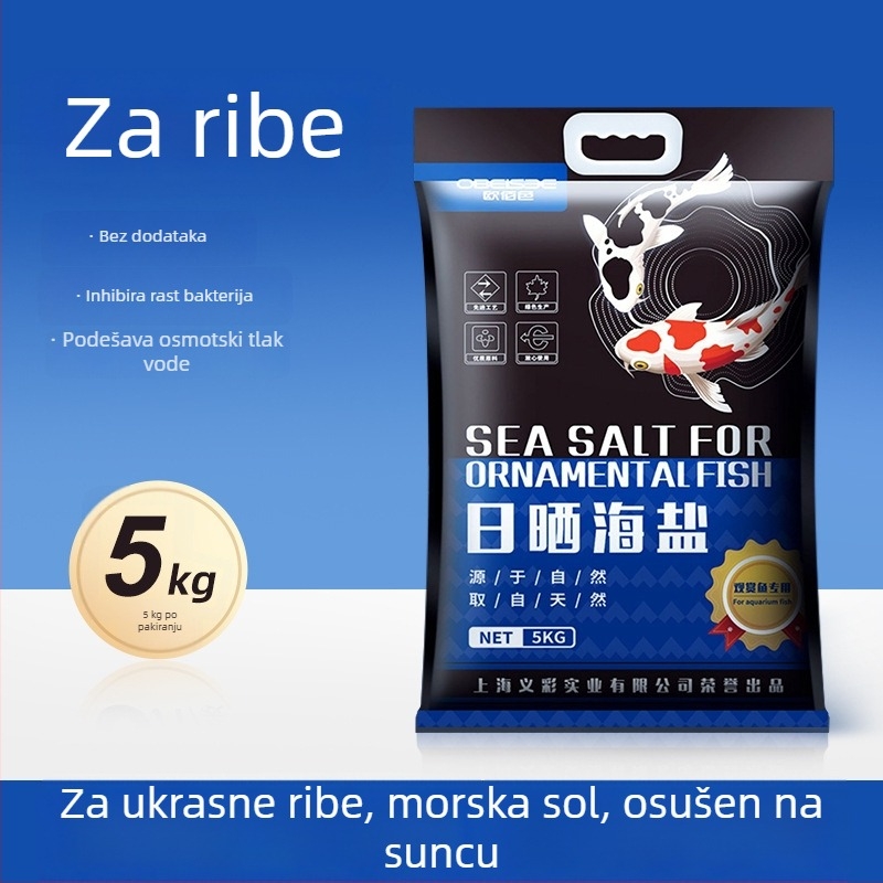 Sterilizirajuća sol za akvarije i koi ribnjake — Materijal: Sol; Težina: 10 kg; Kategorija: Oprema za akvarije