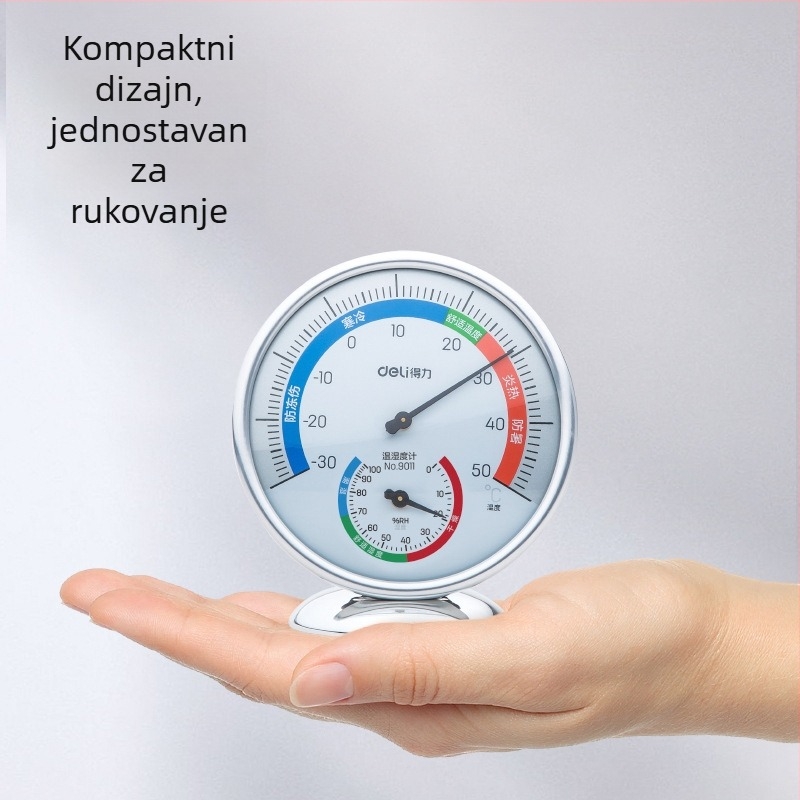 Soba termometar za unutarnju i vanjsku temperaturu i vlage – stolni ili za vješanje