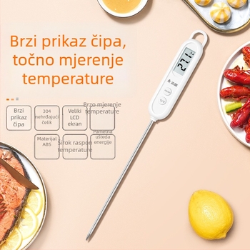 Chigo vodeni termometar s sondom, visoka preciznost, 0,1°C rezolucija, prilagodljive opcije, za pripremu hrane i kupanje djeteta