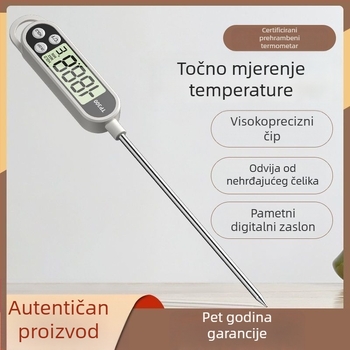 Kuhinjski termometar za hranu sa sondom – visoka preciznost, za bebino mlijeko, vodu i ulje