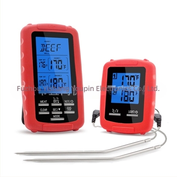 Bežični dvokanalni digitalni termometar za hranu – raspon -20°C do 300°C, rezolucija 1°C, točnost ±1°C