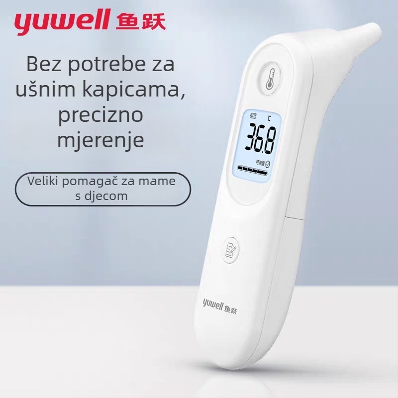 YUYUE YT-2 infracrveni termometar za čelo, za bebe i djecu, 1x baterija, opća kućna uporaba