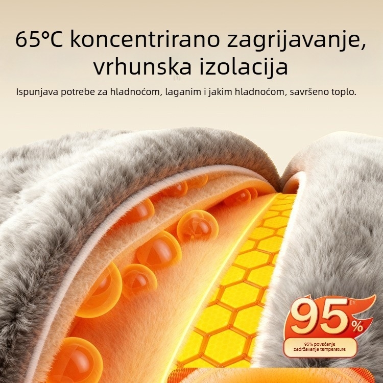 Punjač za grijanje vrećice za toplu vodu s Cu-graphene grijanjem, 220V, 50W, PVC kućište, kontrola temperature