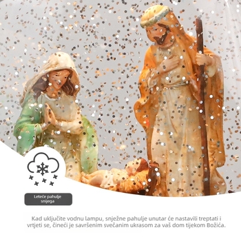 Božićni ukras – jaslična scena, PET materijal, injekcijsko oblikovanje, Beiwei