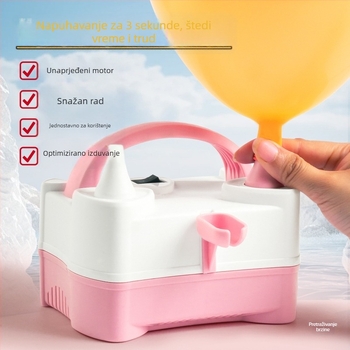 Električni napuhivač balona, prijenosni i automatski, marka Rate xun, pakiranje 0.4