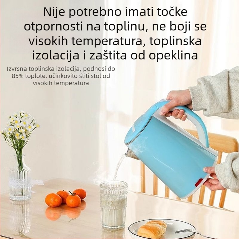 Prozirna PVC podloga za stol, pravokutna, debljina 0.7–2.5 mm, protuklizna i toplinsko izolacijska, za hotelsku upotrebu