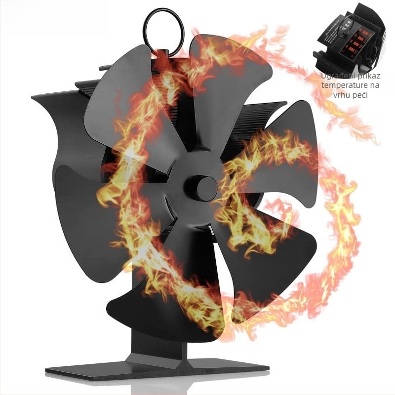 Mali ventilator s PMSM motorom, 220 V, 50 W, napajanje baterijom