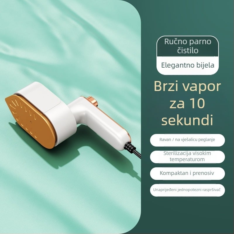 Ručni sklopivi parni glačalo za odjeću, USB napajanje, 3 razine temperature, prijenosno za dom i dom učenika, kapacitet spremnika <0,8 L