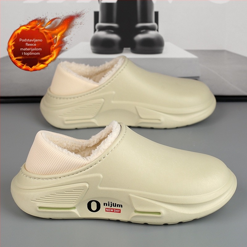 Zimske unisex papuče za dom od EVA, protuklizne, s podstavom od flisa, vodootporne