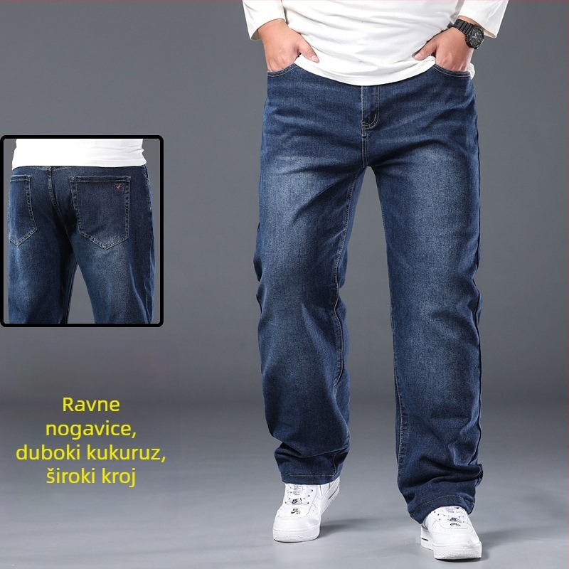 Traperice, korejskog stila, ravni kroj, srednji pojas, zatvarač