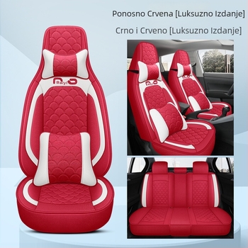 Presvlake za auto sjedala, potpuno obuhvatne, jednostavan dizajn, dizajn za četiri sezone; Materijal: vlakno; Nadomjestak: pjena; Kod proizvoda BYQCYP-XWMLTT-SJ