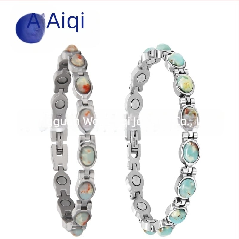 Magnetna narukvica za žene (Materijal: nehrđajući čelik; Stil: vintage; Oblik: geometrijski)