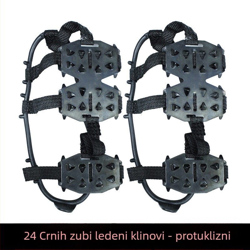 Lechike Protuklizne navlake za cipele s klinovima za penjanje po ledu, materijal PE