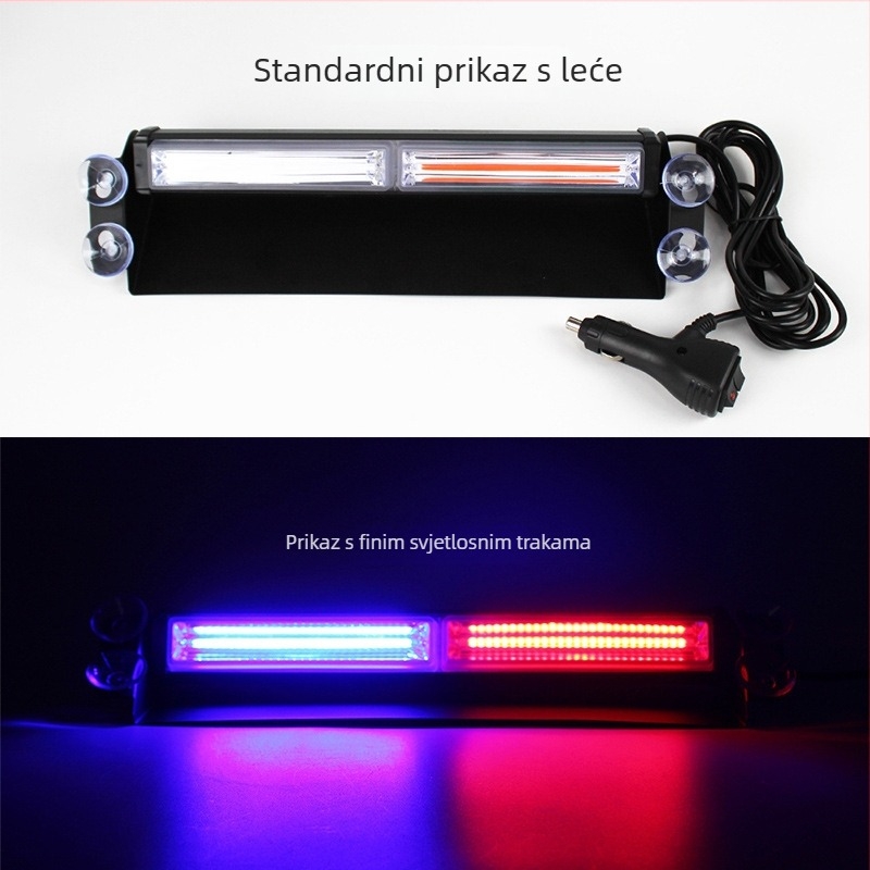 COB automobilna svjetiljka s usisnom čašicom – stroboskop svjetlo, 20W, 12-24V, model 805, aluminijska legura