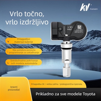 Univerzalni TPMS senzor tlaka u gumama, digitalni prikaz, visoka preciznost, ugrađen, gumom injektiran