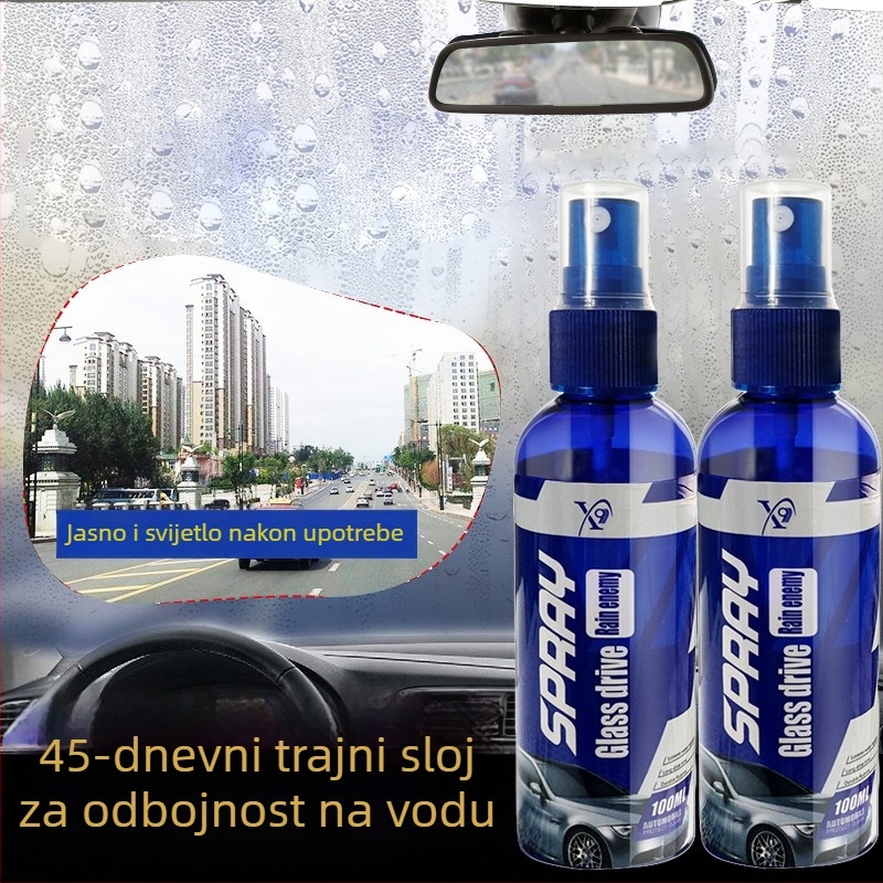 X9 dqyw02 premaz otporan na kišu za vjetrobran i retrovizor, vodootporan i anti-fog, prilagodljiva obrada, licencirano privatno označavanje