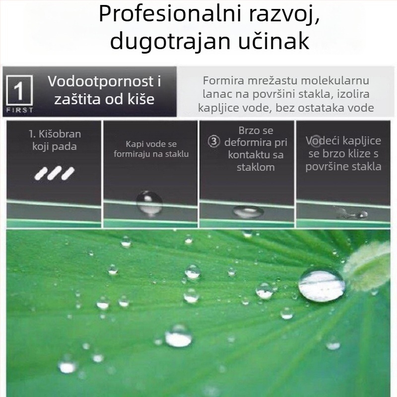 X9 dqyw02 premaz otporan na kišu za vjetrobran i retrovizor, vodootporan i anti-fog, prilagodljiva obrada, licencirano privatno označavanje
