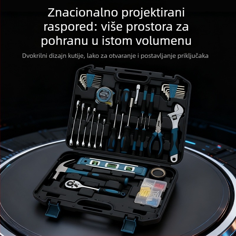 Soldiers and Generals 108-dijelni set alata za kućne auto i električne popravke (PP/TPR/ugljikova čelika)